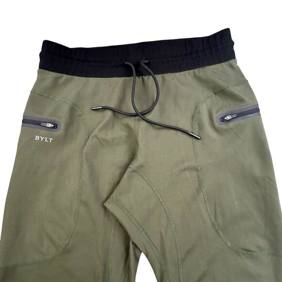 Bylt Premium Jogger Mens L Green Pull On Drawstring Activewear Track Pants - Picture 2 of 12